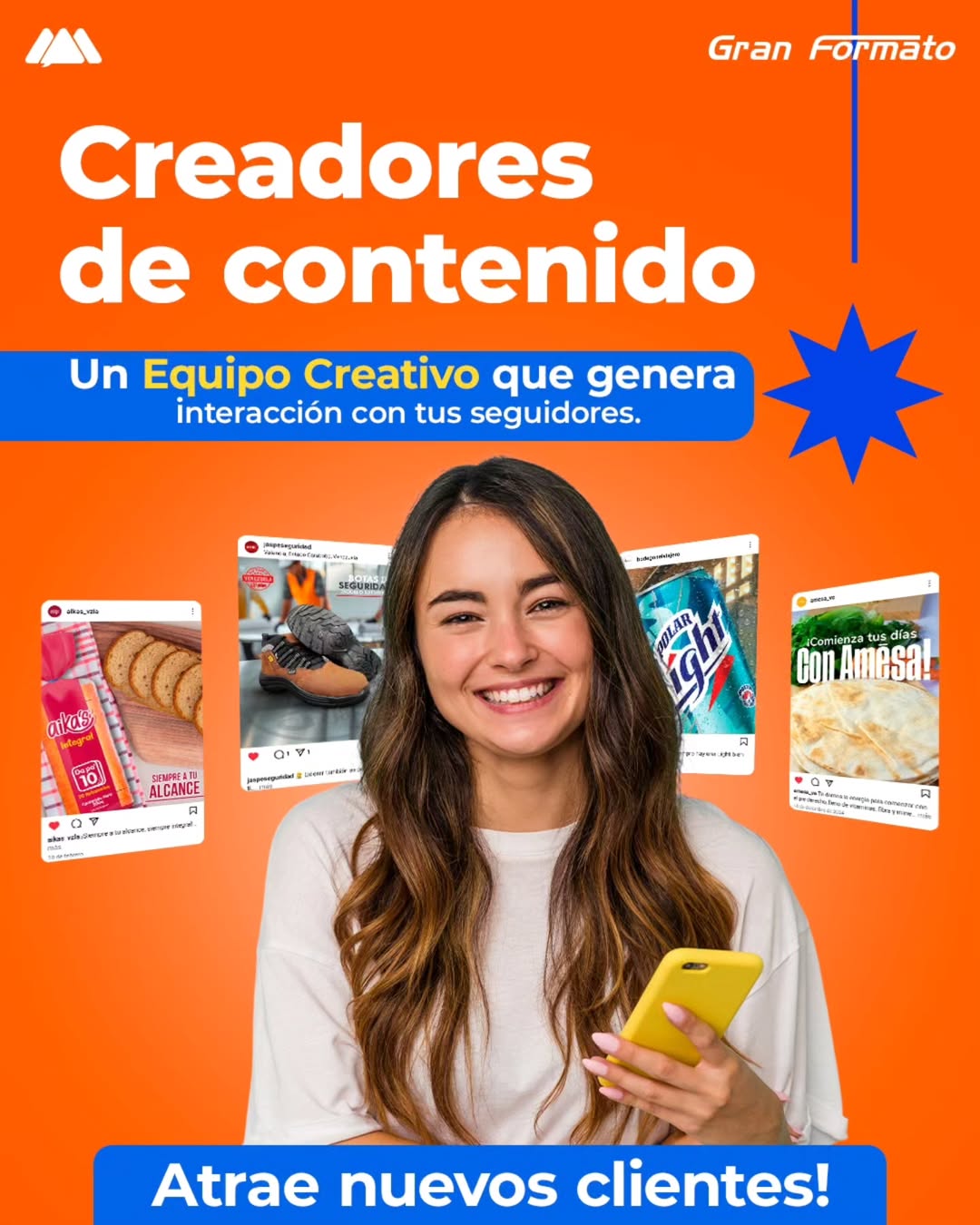 Equipo de creadores de contenido en Valencia Carabobo Venezuela para generar interacción y atraer nuevos clientes. Agencia de Publicidad